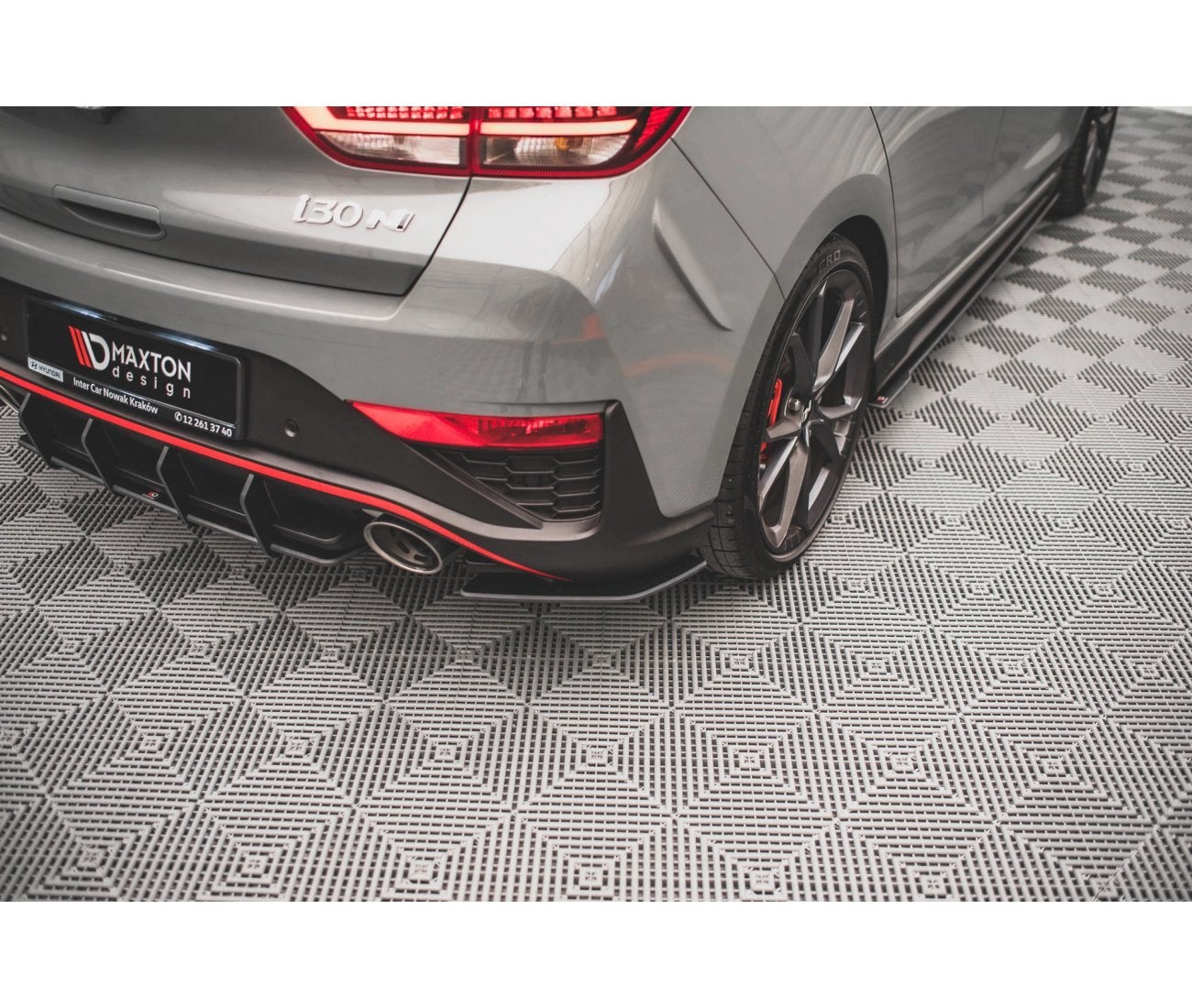 Maxton Design Street Pro Heck Ansatz Flaps Diffusor Hyundai i30 N Facelift  (2020-)