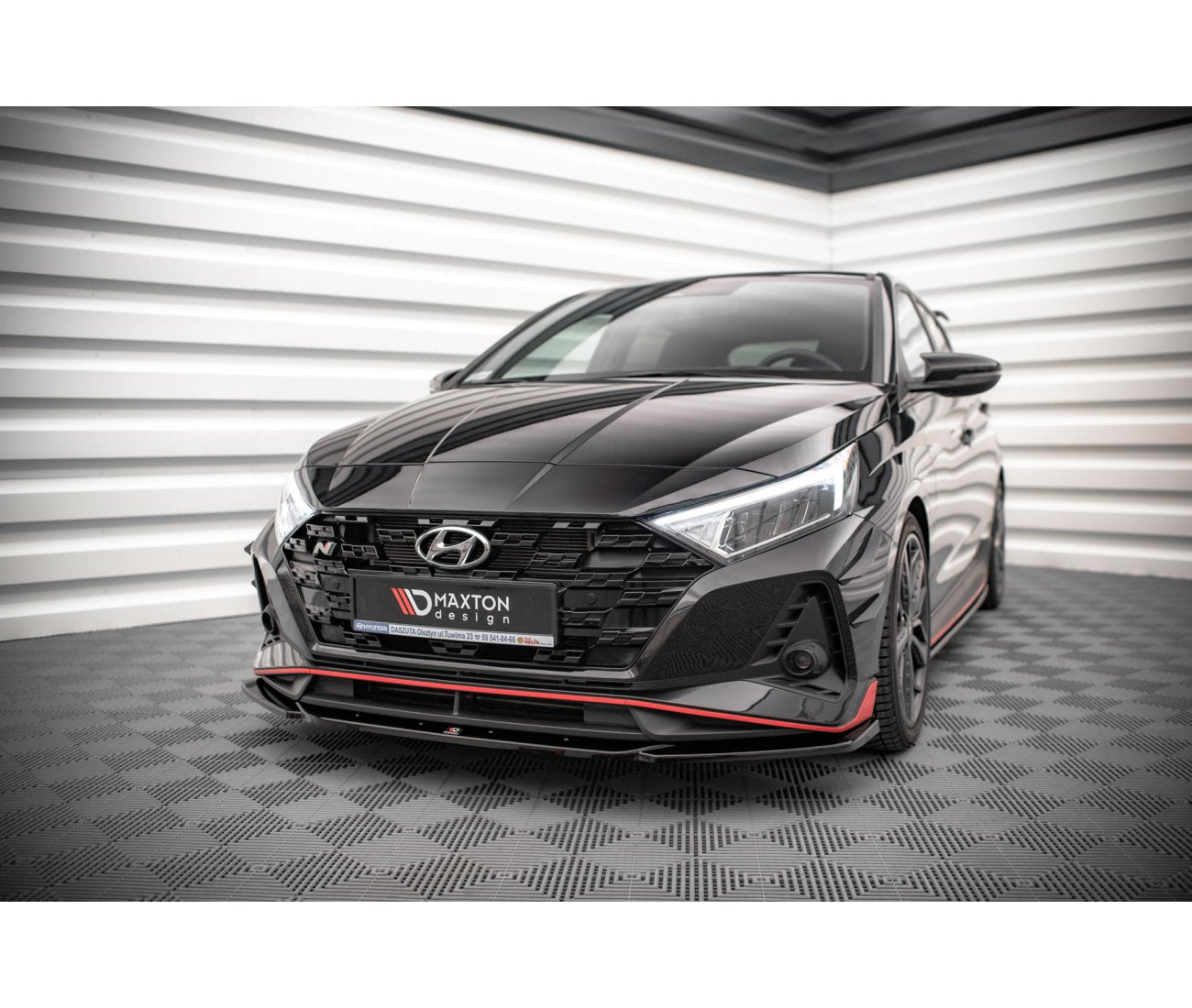 Cup Spoilerlippe Front Ansatz V.3 für Hyundai I20 N Mk3