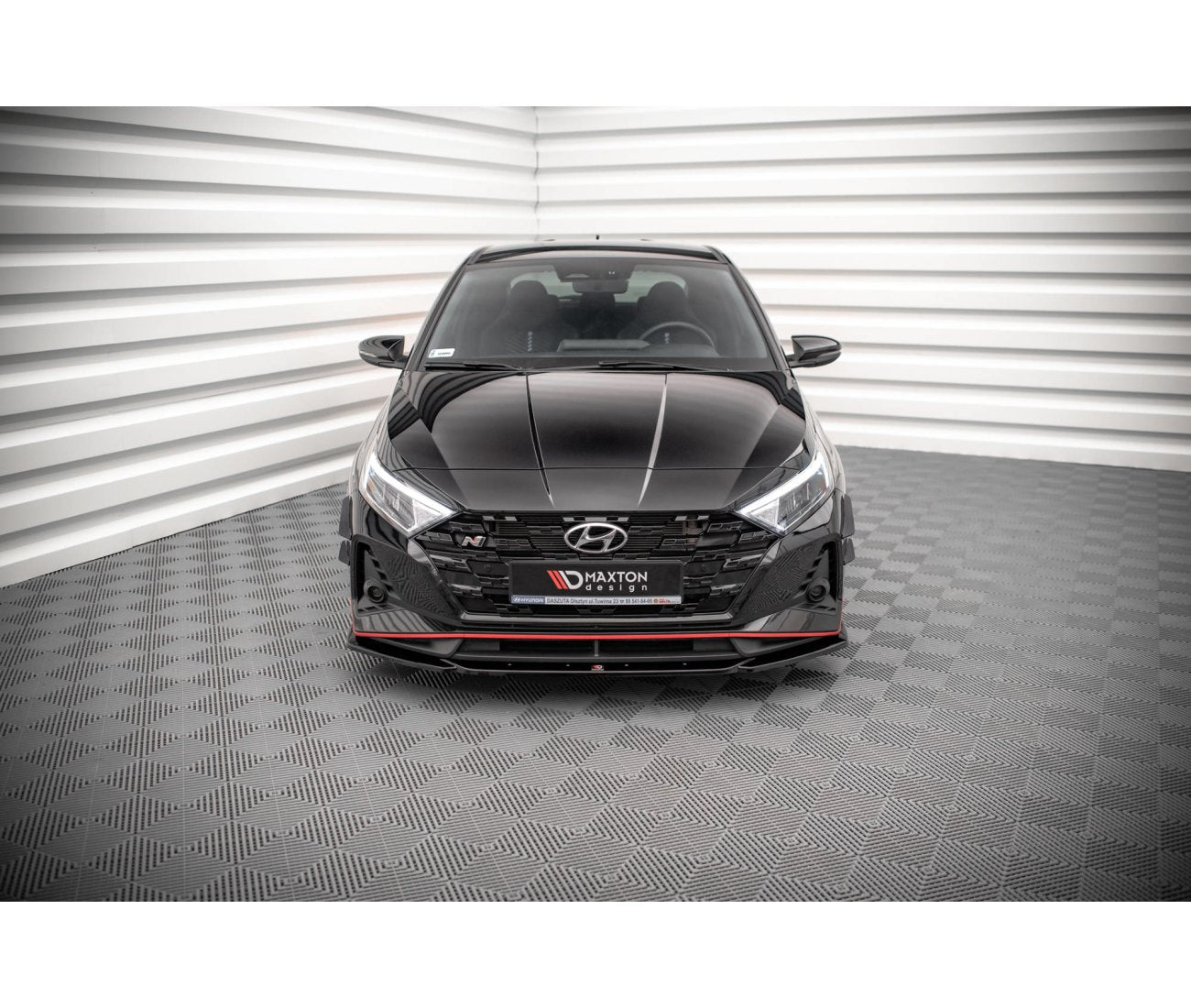 Cup Spoilerlippe Front Ansatz V.3 für Hyundai I20 N Mk3