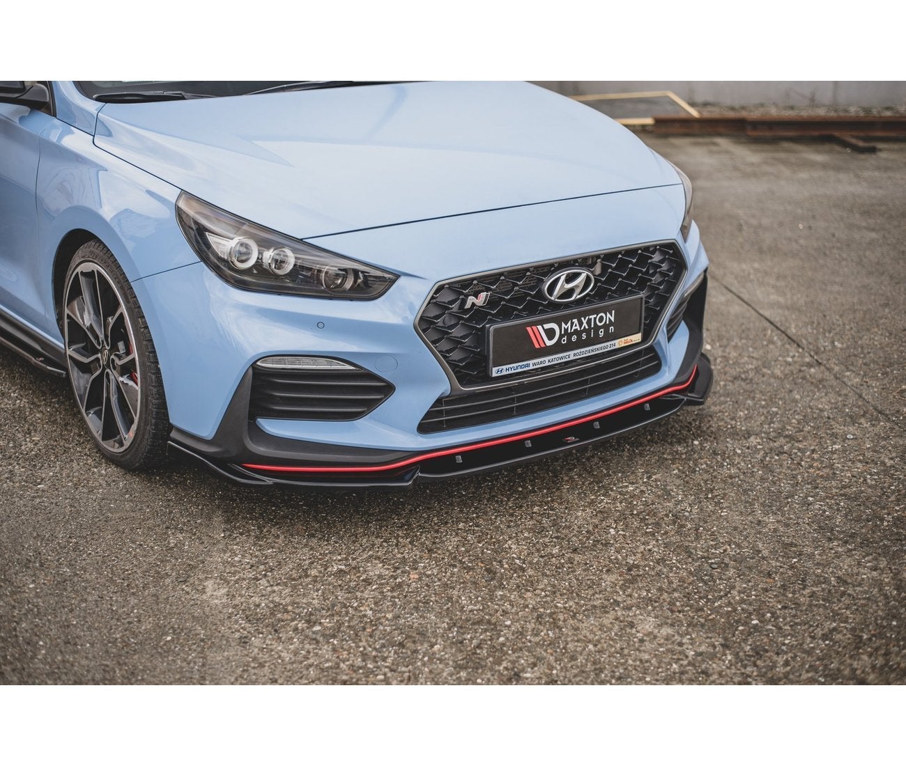 Cup Spoilerlippe Front Ansatz V.5 für Hyundai I30 N Mk3 Hatchback/ Fastback