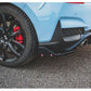 Heck Ansatz Flaps Diffusor + Flaps V.7 für Hyundai I30 N Mk3 Hatchback