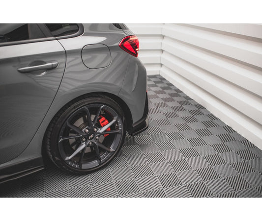 Heck Ansatz Flaps Diffusor V.2 für Hyundai I30 N Hatchback Mk3 Facelift