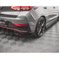 Heck Ansatz Flaps Diffusor V.3 für Hyundai I30 N Hatchback Mk3 Facelift