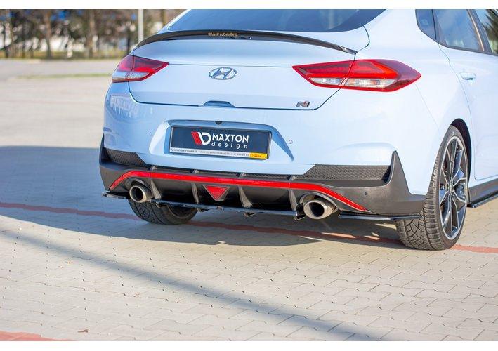 Mittlerer Cup Diffusor Heck Ansatz DTM Look für Hyundai I30 N Mk3 Fastback